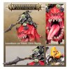 WARHAMMER AGE OF SIGMAR: GLOOMSPITE GITZ - LOONBOSS ON GIANT CAVE SQUIG