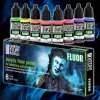 FLUORESCENT: PAINT SET - FLUOR PAINTS