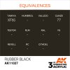 AK INTERACTIVE - 3RD GEN: RUBBER BLACK 11027