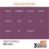 AK INTERACTIVE - 3RD GEN: DEEP PURPLE - INTENSE 11074
