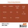 AK INTERACTIVE - 3RD GEN: BRICK RED 11093