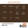 AK INTERACTIVE - 3RD GEN: LEATHER BROWN 11110