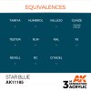 AK INTERACTIVE - 3RD GEN: STAR BLUE 11185
