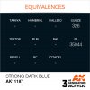 AK INTERACTIVE - 3RD GEN: STRONG DARK BLUE 11187