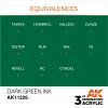 AK INTERACTIVE -  3RD GEN: DARK GREEN INK 11226