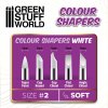 COLOR SHAPER: SIZE 2, SOFT - WHITE (SILIKONOVÉ ŠTĚTCE)