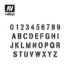 STENCILS: STAMP FONT