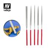 SET: SET OF 5 DIAMOND NEEDLE FILES