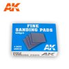 SANDING PADS: FINE 400 GRIT 4 UNITS (BRUSNÉ DESTIČKY)