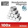 NEODYMIUM 3X1MM - SET 100X  (N35)