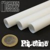 ABS PLASTICARD: ROUND TUBE PROFILE 15MM