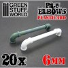PLASTICARD ELBOWS: S 6MM  (20x)