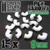 PLASTICARD ELBOWS: S 9MM  (15x)