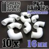 PLASTICARD ELBOWS: S 16MM  (10x)