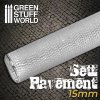 ROLLING PIN: SETT PAVEMENT 15MM (TEXTUROVACÍ VÁLEČEK)
