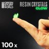 OBJECTS: SMALL CRYSTALS RESIN SET - GLOW (RESINOVÉ KRYSTALY)