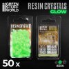 OBJECTS: MEDIUM CRYSTALS RESIN SET - GLOW