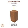 JATOBA: BROWN VARNISH-35X35X70 BUST