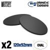 plastic bases oval pill 120x92mm