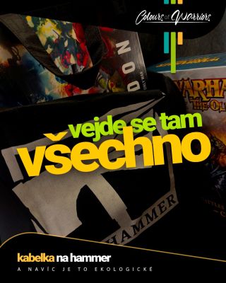 Tohle není "jen" taška. 👜 Ať už míříte na herní večer, turnaj, do hobby klubu nebo jen na nákup nových miniatur, tahle...