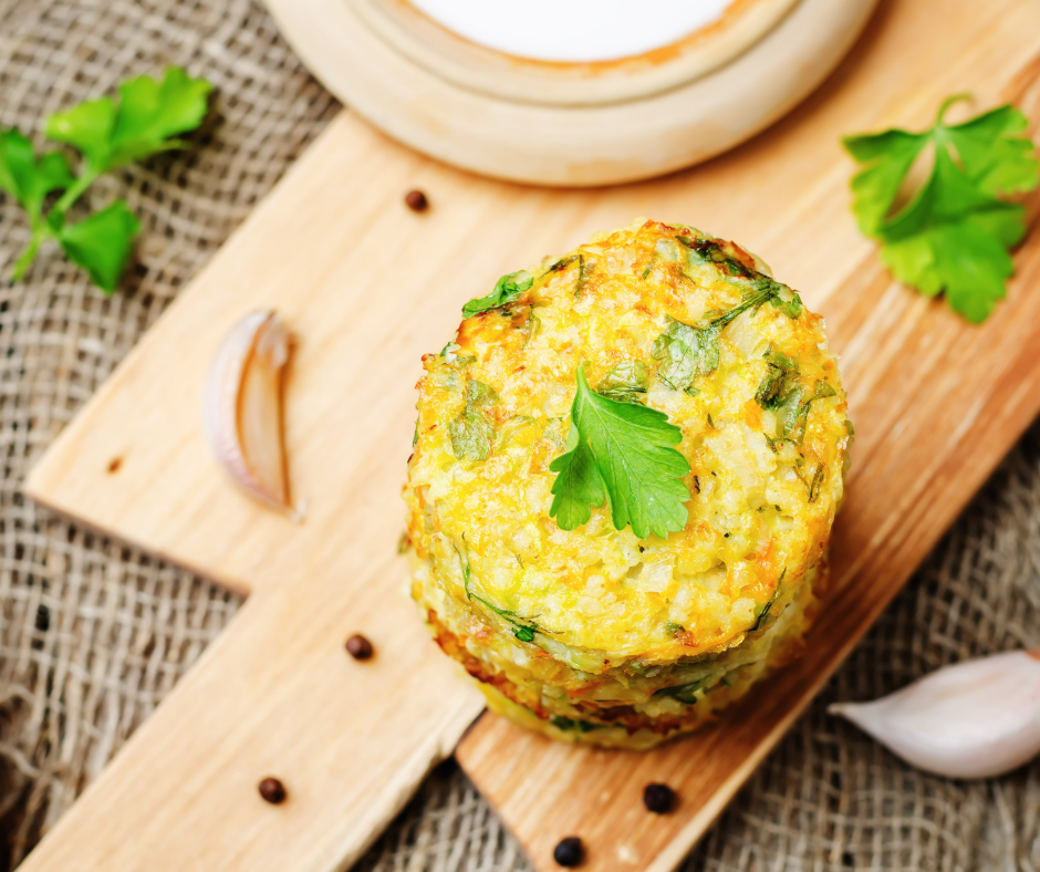 Cuketové placky smažené na Ghí másle