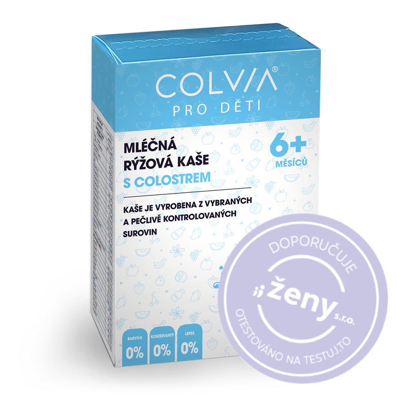 COLVIA Mléčná rýžová kaše Natural s colostrem