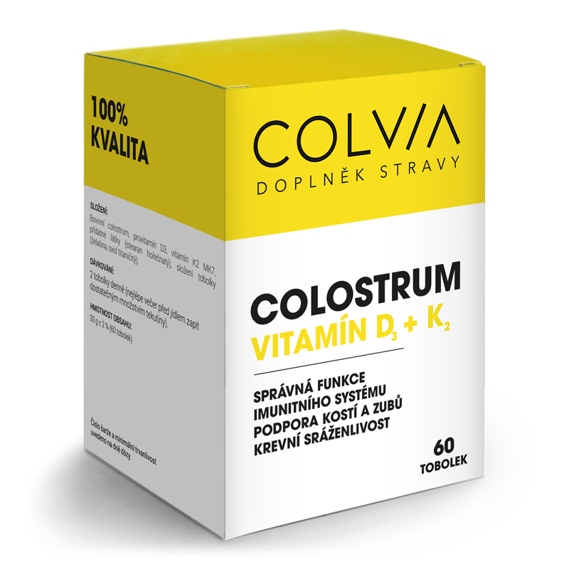COLVIA COLOSTRUM + VITAMÍN D₃ + VITAMÍN K₂