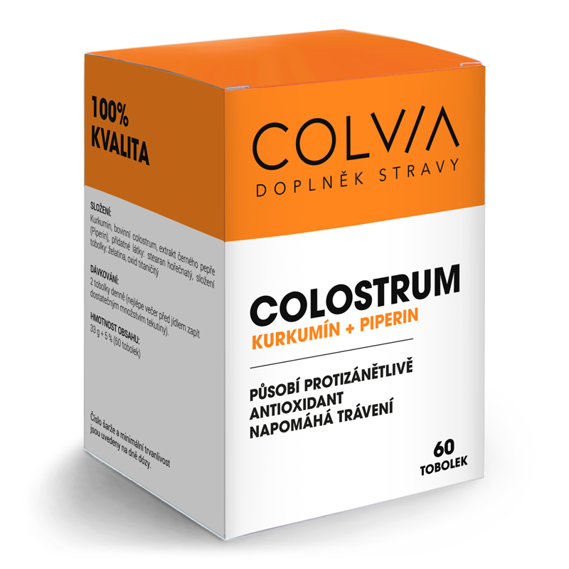 COLVIA COLOSTRUM + KURKUMIN + PIPERIN