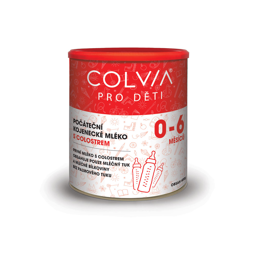 COLVIA Počáteční kojenecké mléko s colostrem 0–6 měsíců, 400g