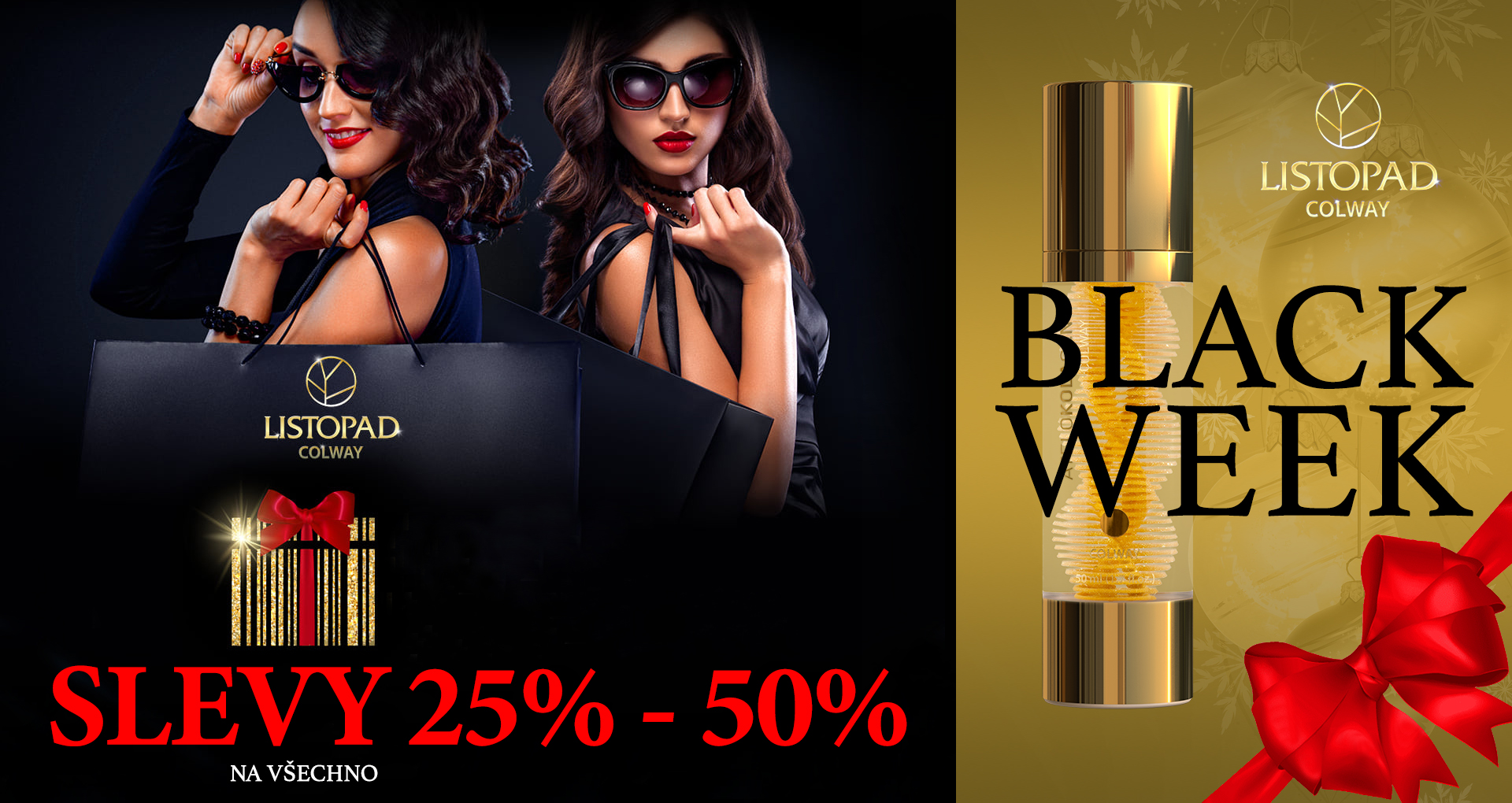 BLACK WEEK 26-30.11 Slevy až -50% !