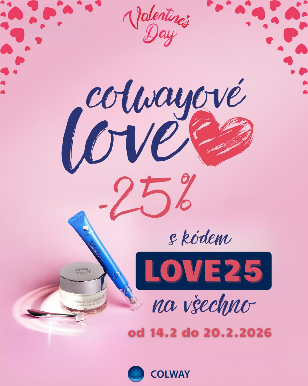 Valentýnská akce v COLWAY ❤️