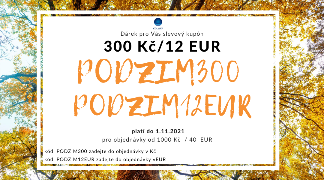SLEVOVÝ KUPÓN 300 Kč / 12 EUR