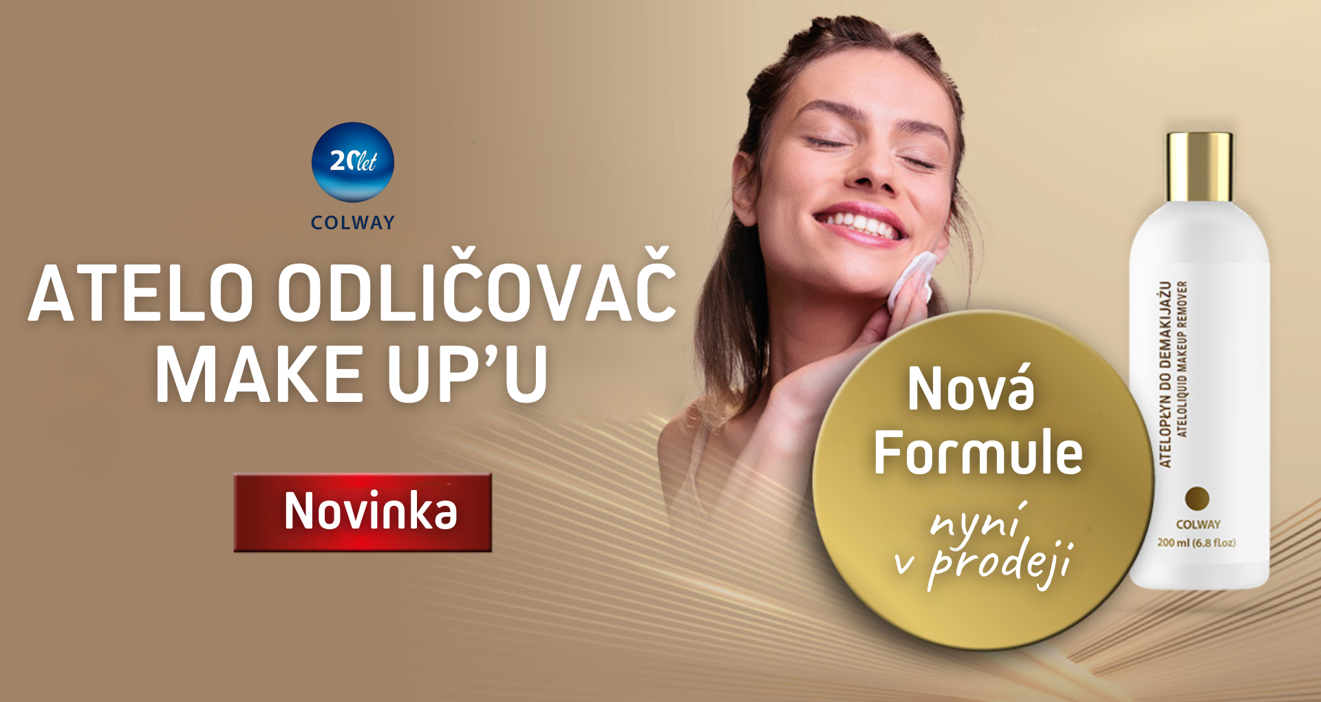 Atelo Odličovač Make Up'u Nyni v prodeji Nova Formule
