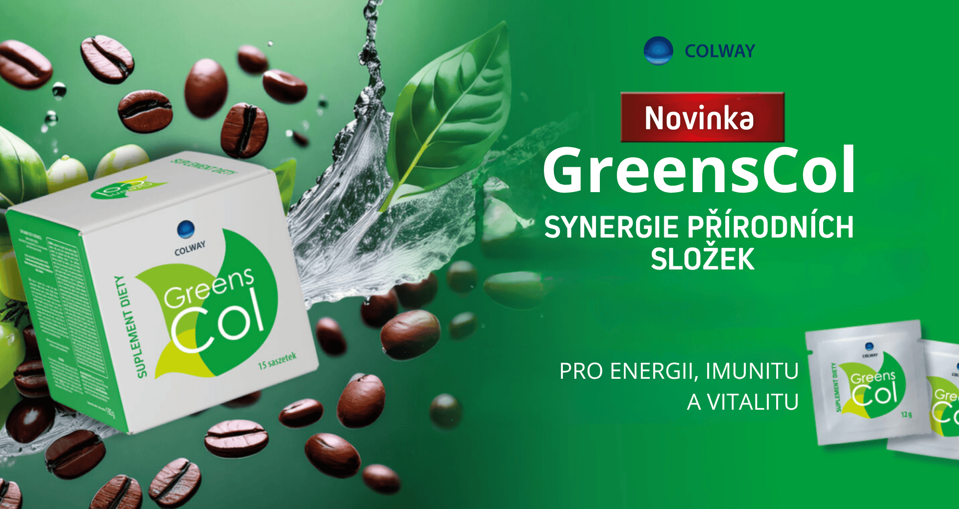 GreensCol – Zelený restart imunity, trávení a vitality
