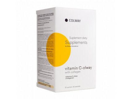 Vitamín C-olway s Kolagenem - 100% Přírodní Levotočiva Forma Vitamínu C + nejlepší KOLAGEN