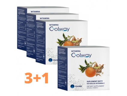 Vitamín C-olway  3+1 ZDARMA 100% Přírodní Levotočiva Forma Vitamínu C