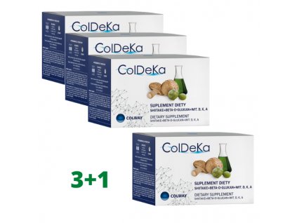 ColDeKa 3+1 ZDARMA - Vitamín A, D3, K2 a beta-D-glukan