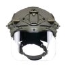 EXFIL Ballistic SL Ranger Green Front Face Shield Down