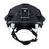 EXFIL Ballistic SL Black Front Visor Down