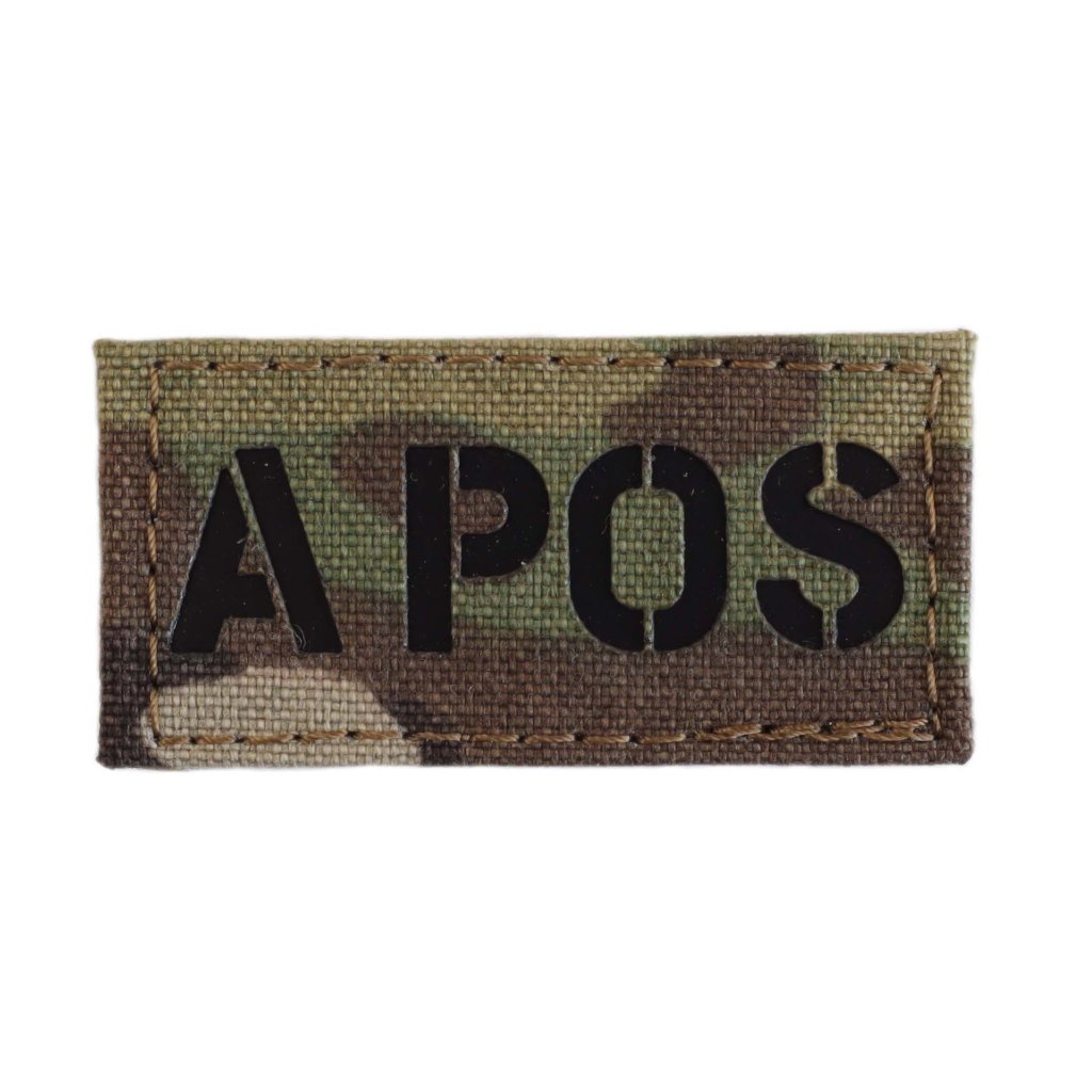 Infrared Reflective Blood Type Patch Small
