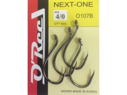 Háčiky CATFISH O-CAT  OReel, 107B, 4 ks, č. 4/0