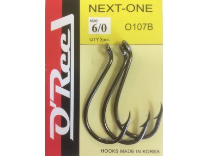Háčiky CATFISH O-CAT  OReel, 107B, 3 ks, č. 6/0