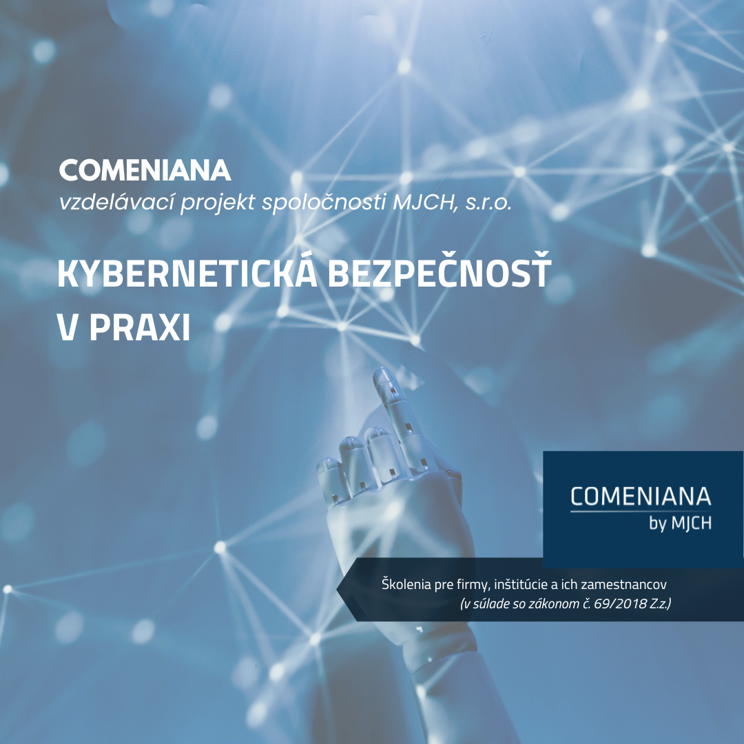 Školenia pre firmy, inštitúcie a ich zamestnancov  (v súlade so zákonom č. 69/2018 Z.z.)