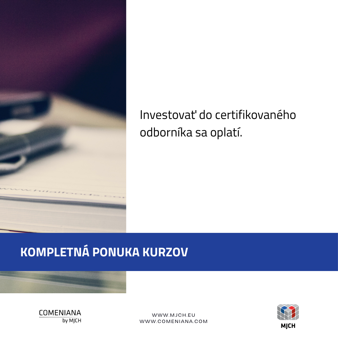 Kompletná ponuka kurzov na rok 2025