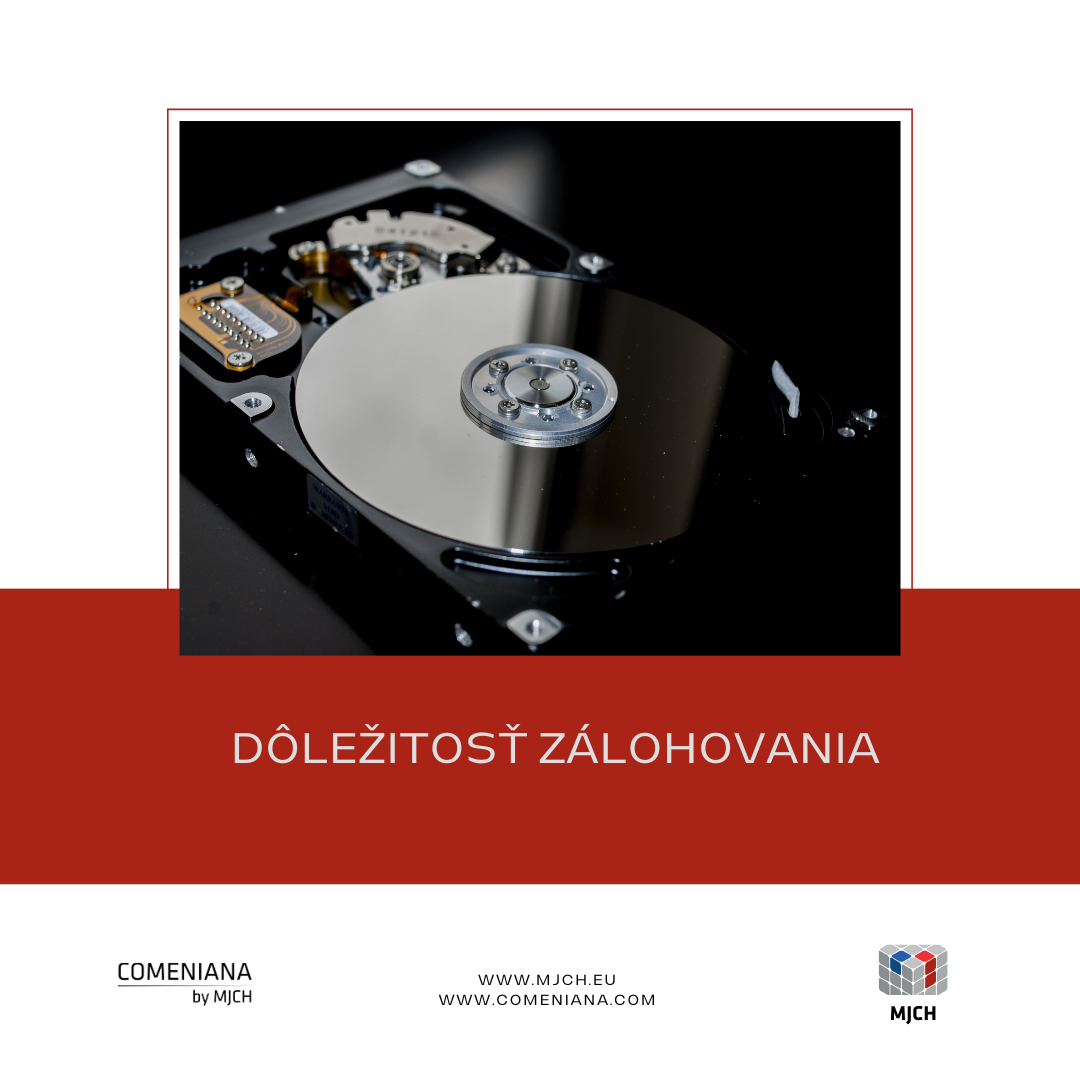 Dôležitosť zálohovania