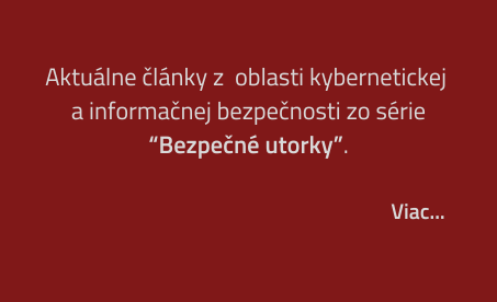 Články zo série "Bezpečné utorky"