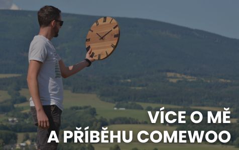 Více o mé tvorbě z betonu a dřeva