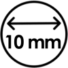 10 mm