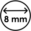 8 mm