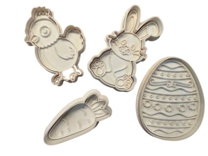 Vykrajovátka bílé pozadí